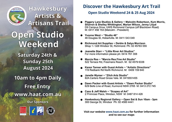 HAAT open studio weekend discover